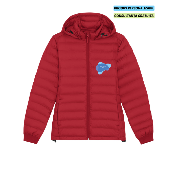 Jacheta Dama Voyager Rosu Personalizata