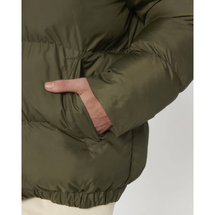 Jacheta Unisex Puffer British Khaki Cala