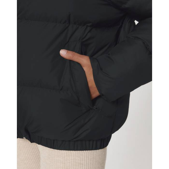 Jacheta Unisex Puffer Negru Cala