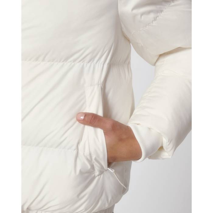 Jacheta Unisex Puffer Off White Cala