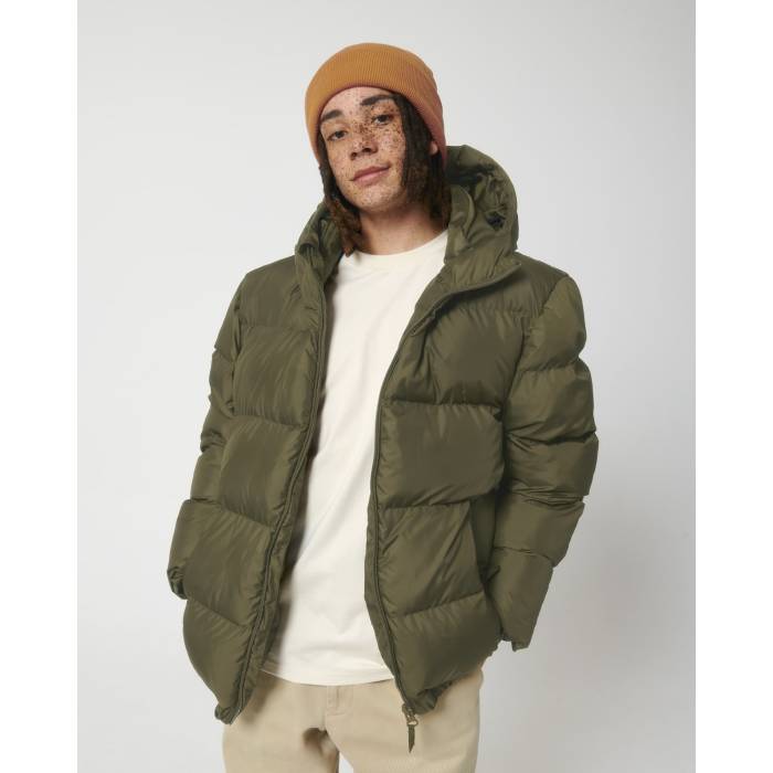 Jacheta Unisex Puffer British Khaki Cala