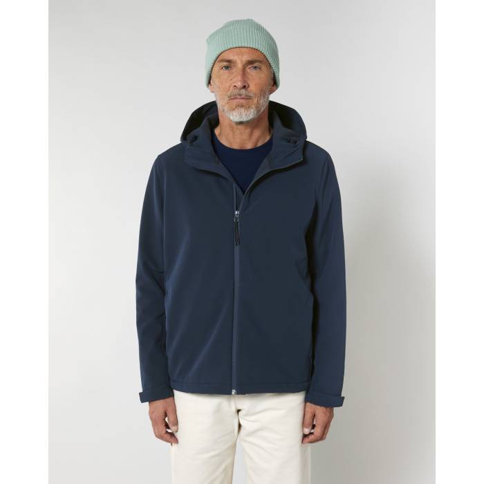 Jacheta Barbat Softshell Discoverer French Navy Personalizata