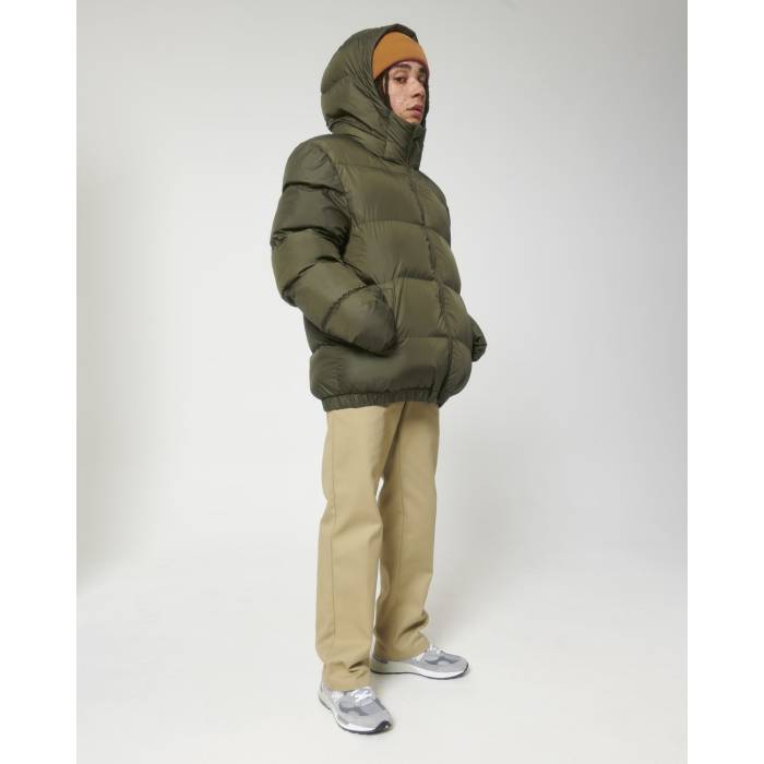 Jacheta Unisex Puffer British Khaki Cala