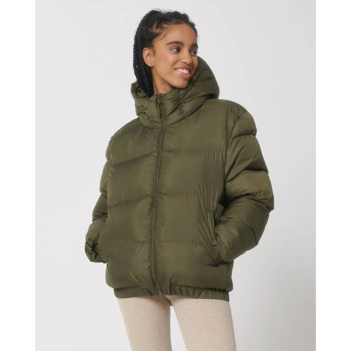 Jacheta Unisex Puffer British Khaki Cala