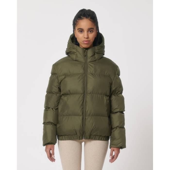 Jacheta Unisex Puffer British Khaki Cala