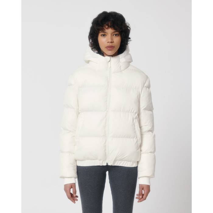 Jacheta Unisex Puffer Off White Cala