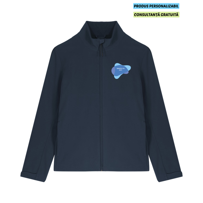 Jacheta Barbat Softshell Navigator French Navy Personalizata