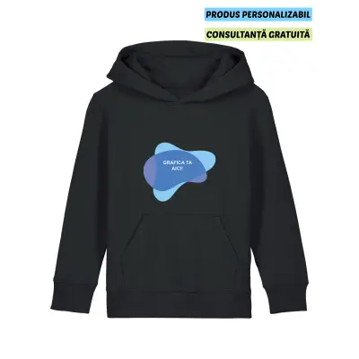 Hanorac Copii Mini Cruiser 2.0 Negru Personalizat