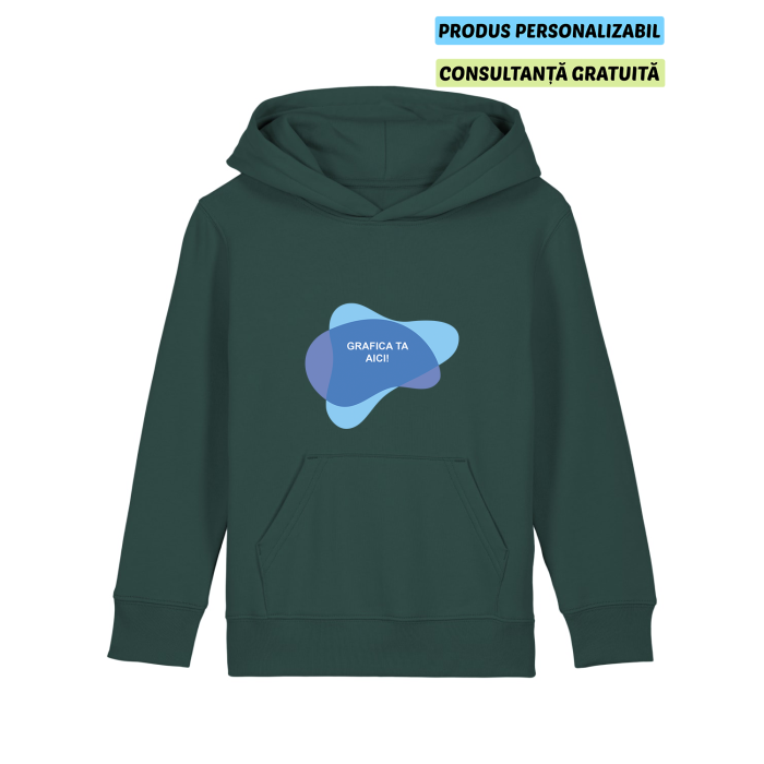 Hanorac Copii Mini Cruiser 2.0 Glazed Green Personalizat