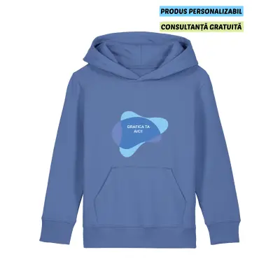 Hanorac Copii Mini Cruiser 2.0 Bright Blue Personalizat