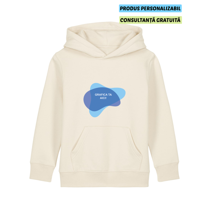 Hanorac Copii Mini Cruiser 2.0 Natural Raw Personalizat