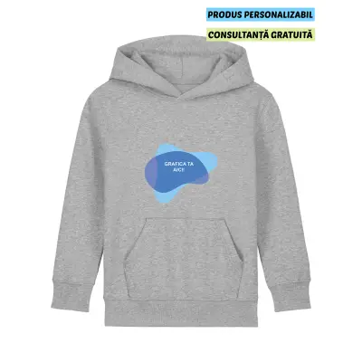 Hanorac Copii Mini Cruiser 2.0 Heather Grey Personalizat