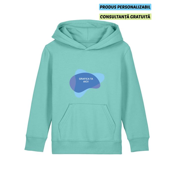 Hanorac Copii Mini Cruiser 2.0 Pool Blue Personalizat