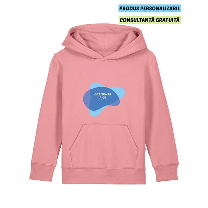 Hanorac Copii Mini Cruiser 2.0 Pink Joy Personalizat