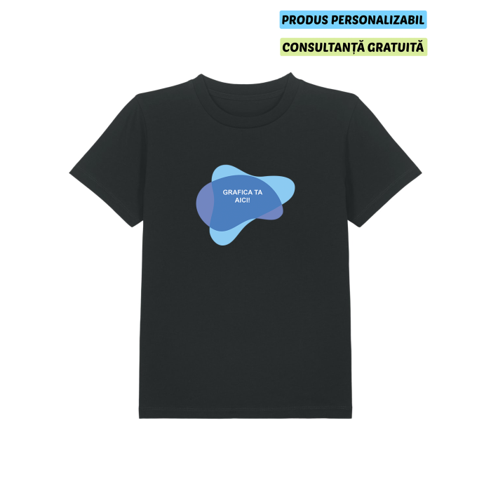 Tricou Copii Mini Creator 2.0 Negru Personalizat
