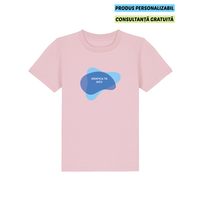 Tricou Copii Mini Creator 2.0 Cotton Pink Personalizat
