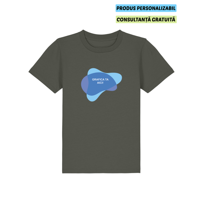 Tricou Copii Mini Creator 2.0 Khaki Personalizat
