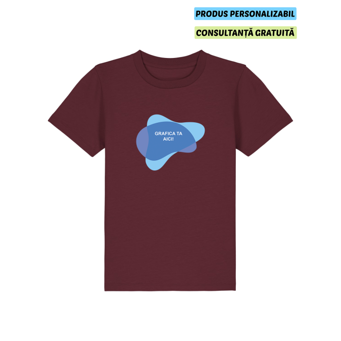 Tricou Copii Mini Creator 2.0 Burgundy Personalizat