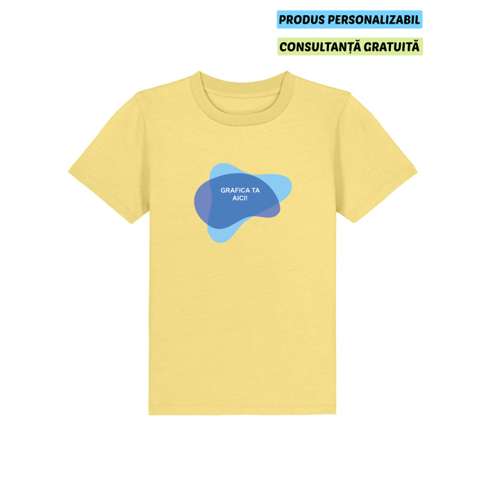 Tricou Copii Mini Creator 2.0 Viva Yellow Personalizat