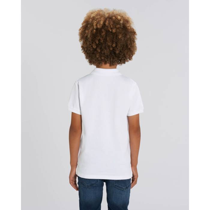 Tricou Polo Copii Mini Sprinter Alb Cala