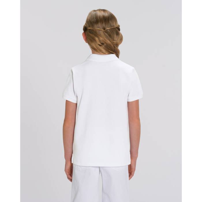 Tricou Polo Copii Mini Sprinter Alb Cala