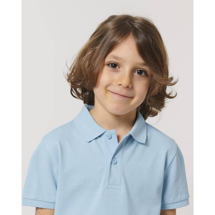 Tricou Polo Copii Mini Sprinter Sky blue Personalizat