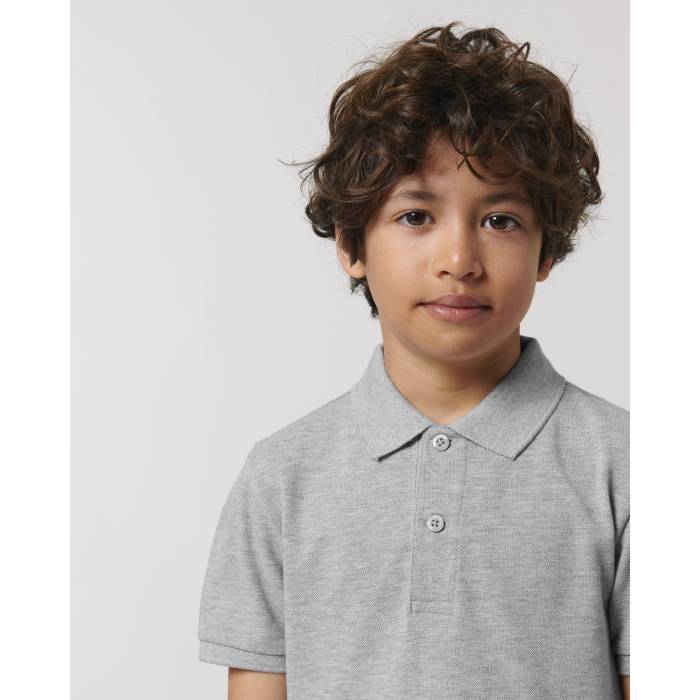 Tricou Polo Copii Mini Sprinter Heather Grey Cala