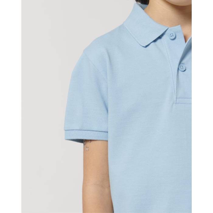 Tricou Polo Copii Mini Sprinter Sky blue Personalizat
