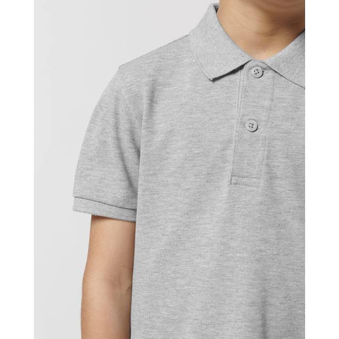 Tricou Polo Copii Mini Sprinter Heather Grey Cala