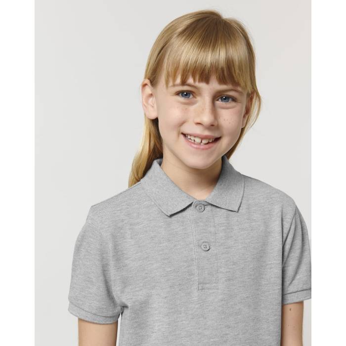 Tricou Polo Copii Mini Sprinter Heather Grey Cala