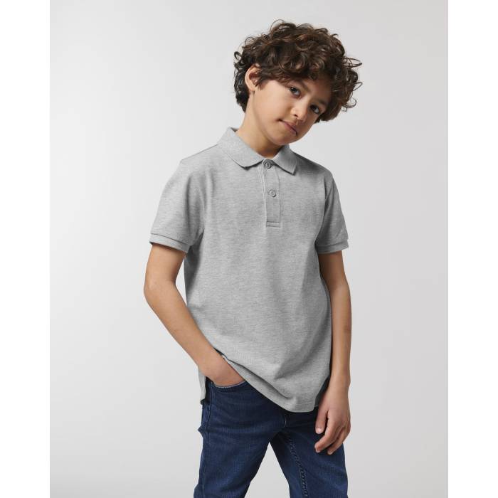 Tricou Polo Copii Mini Sprinter Heather Grey Cala