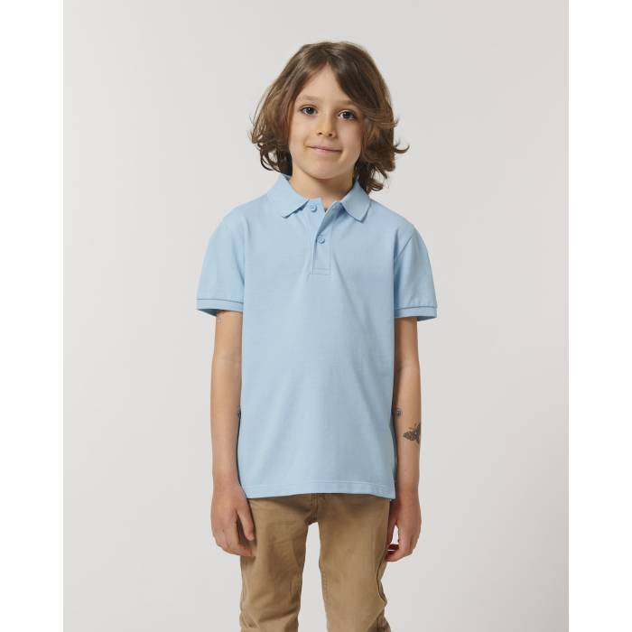 Tricou Polo Copii Mini Sprinter Sky blue Personalizat