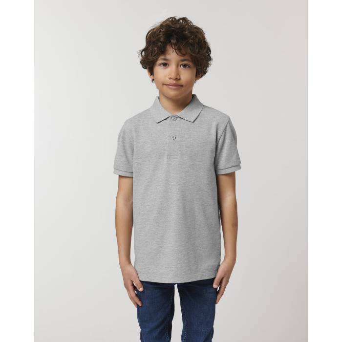 Tricou Polo Copii Mini Sprinter Heather Grey Cala