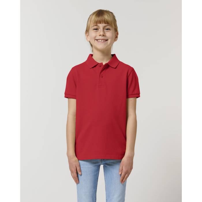 Tricou Polo Copii Mini Sprinter Rosu Cala