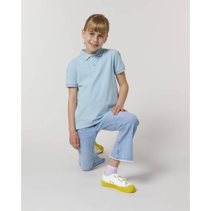 Tricou Polo Copii Mini Sprinter Sky blue Personalizat