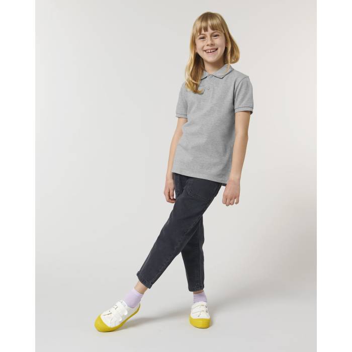 Tricou Polo Copii Mini Sprinter Heather Grey Cala