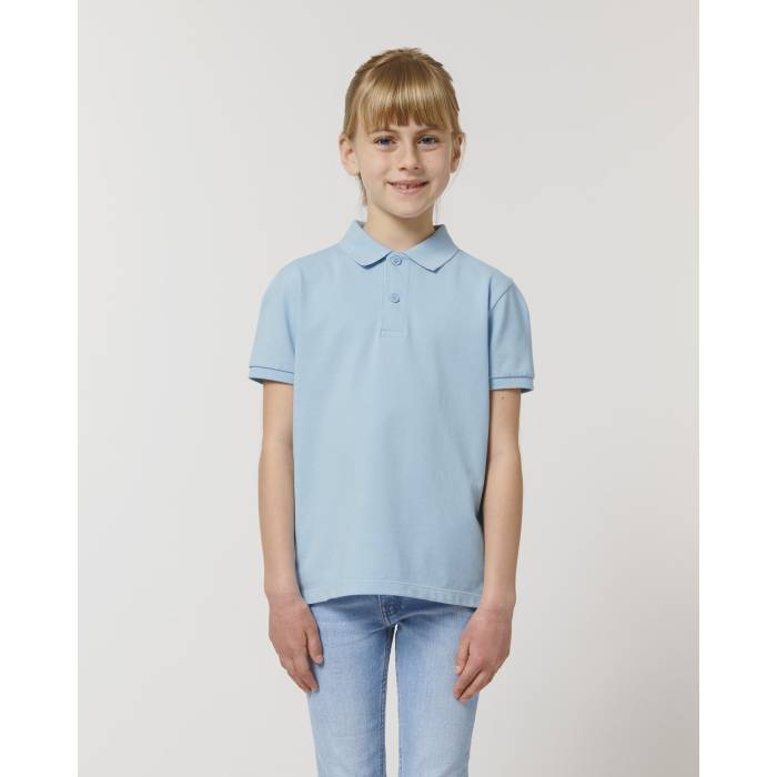 Tricou Polo Copii Mini Sprinter Sky blue Personalizat