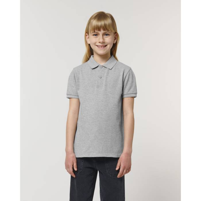 Tricou Polo Copii Mini Sprinter Heather Grey Cala