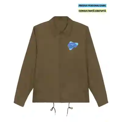 Jacheta Unisex Coacher British Khaki Personalizata