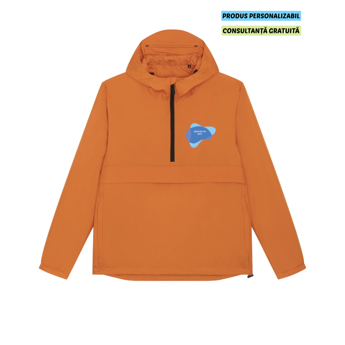 Jacheta Unisex Speeder Flame Orange Personalizata