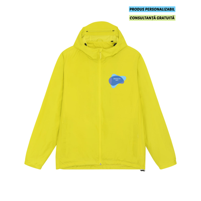 Jacheta Unisex Commuter Lime Flash Personalizata