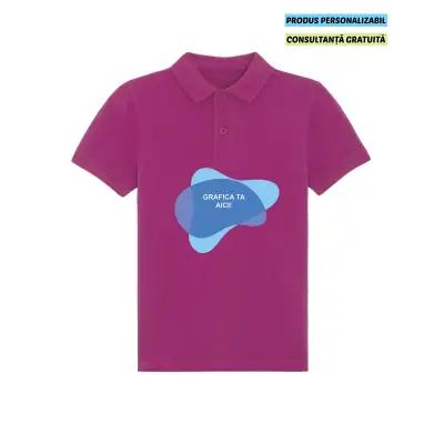 Tricou Polo Copii Mini Sprinter Orchid Flower Personalizat