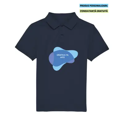 Tricou Polo Copii Mini Sprinter French Navy Personalizat