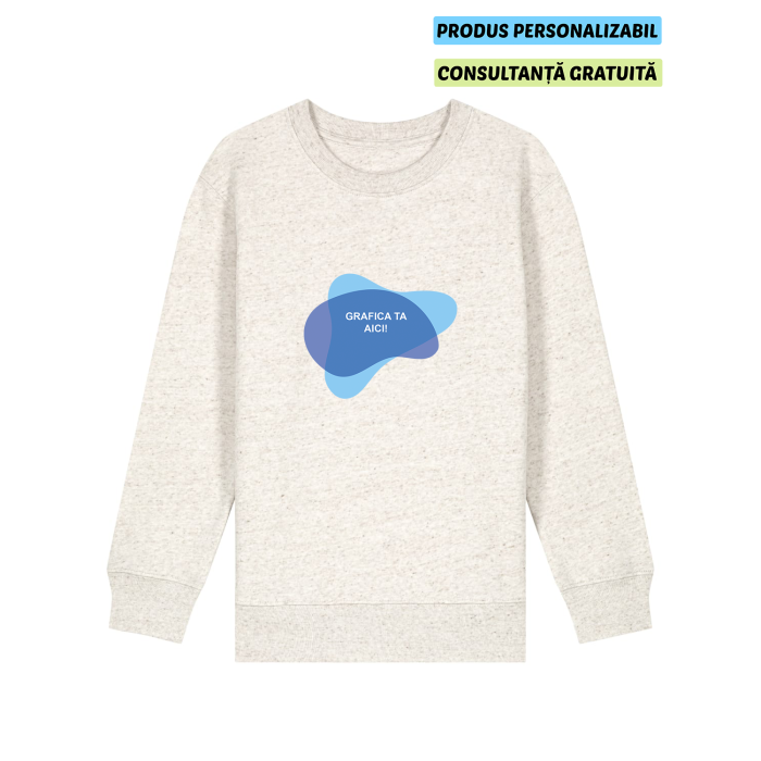 Bluza Copii Mini Changer 2.0 Eco-Heather Personalizata