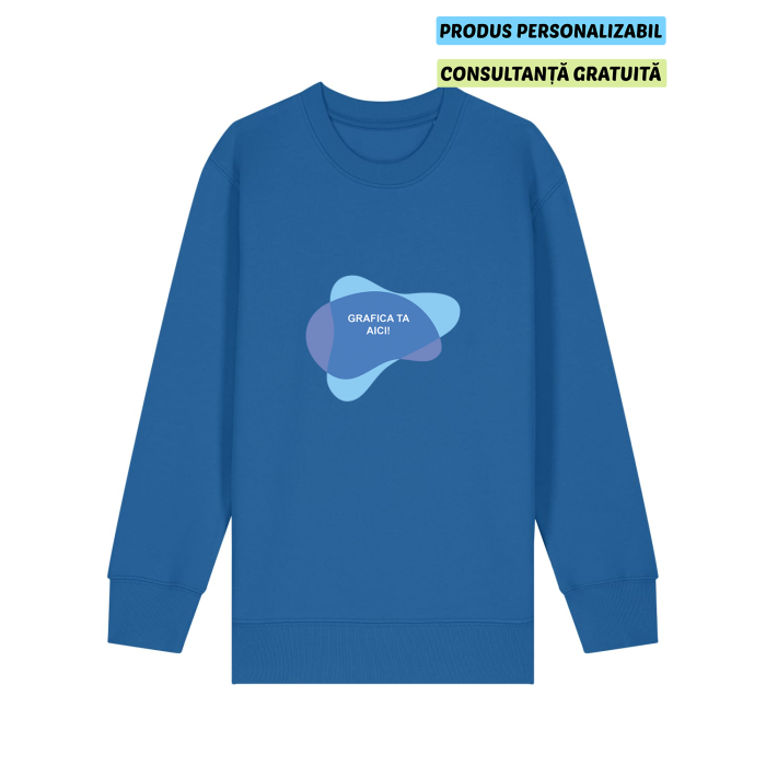 Bluza Copii Mini Changer 2.0 Royal Blue Personalizata