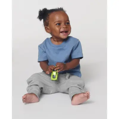 Tricou Bebelusi Baby Creator Mid Heather Blue Cala