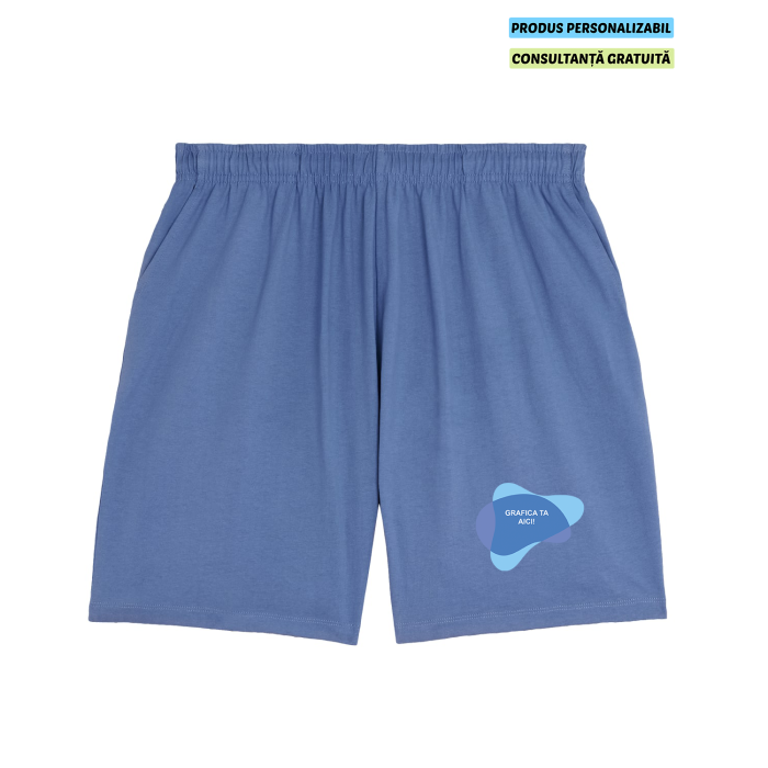 Pantaloni Unisex Waker Bright Blue Personalizat