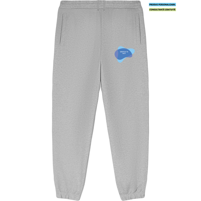 Pantaloni Unisex Jammer Dry Heather Grey Personalizat
