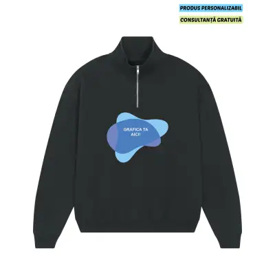 Bluza Unisex Miller Dry Negru Personalizata