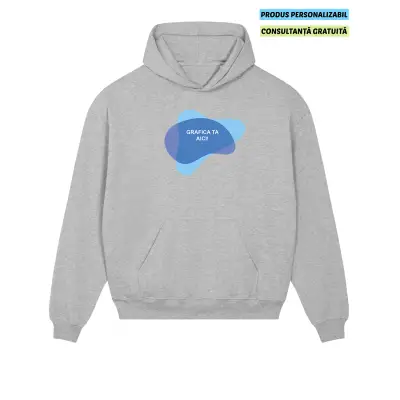 Hanorac Unisex Cooper Dry Heather Grey Personalizat